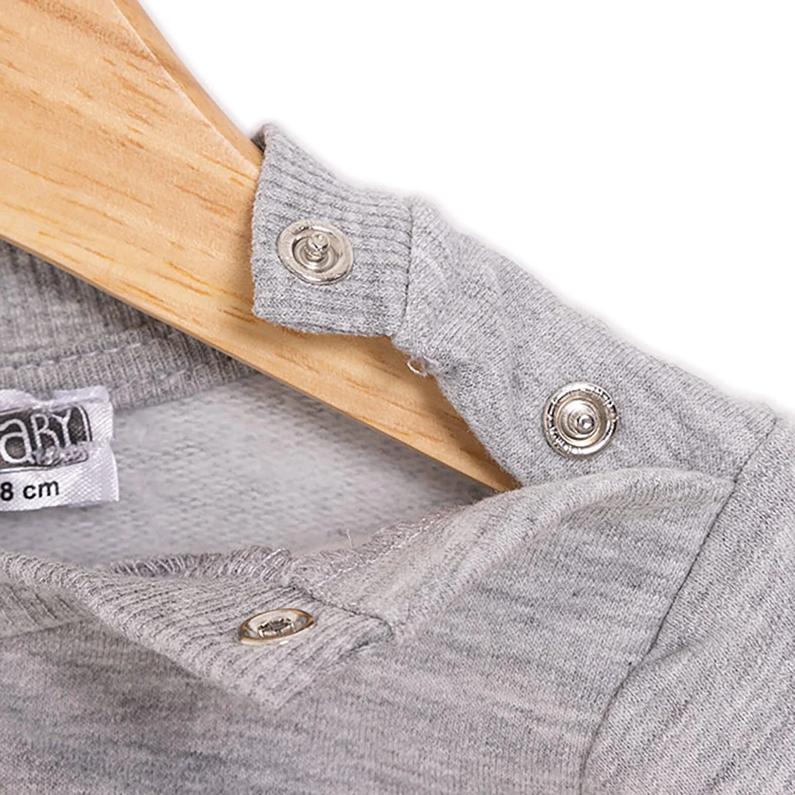 HelloBaby Basic Low Raised Dinokater Printed Sweatshirt - Grey Melange - ebebek - Black Friday