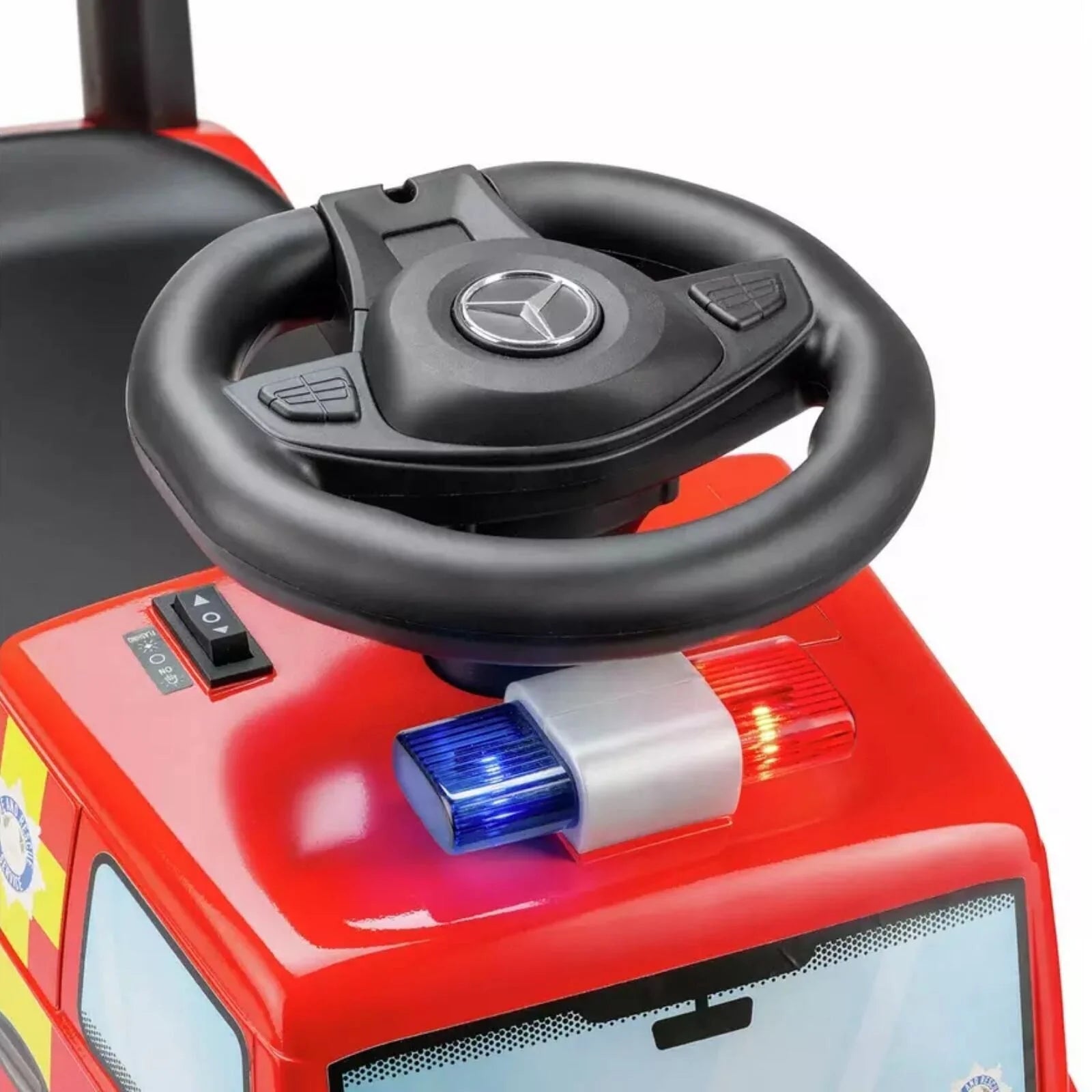 Xootz Mercedes - Benz Fire Engine Foot - to - Floor Ride On - Red - ebebek - Black Friday