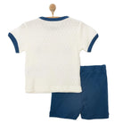 Bebetto Newborn Ship Boy Tshirt - Short - Navy Blue - ebebek - Black Friday