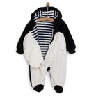 Midimod Newborn Welsoft Footed Jumpsuit - Black - ebebek - Black Friday