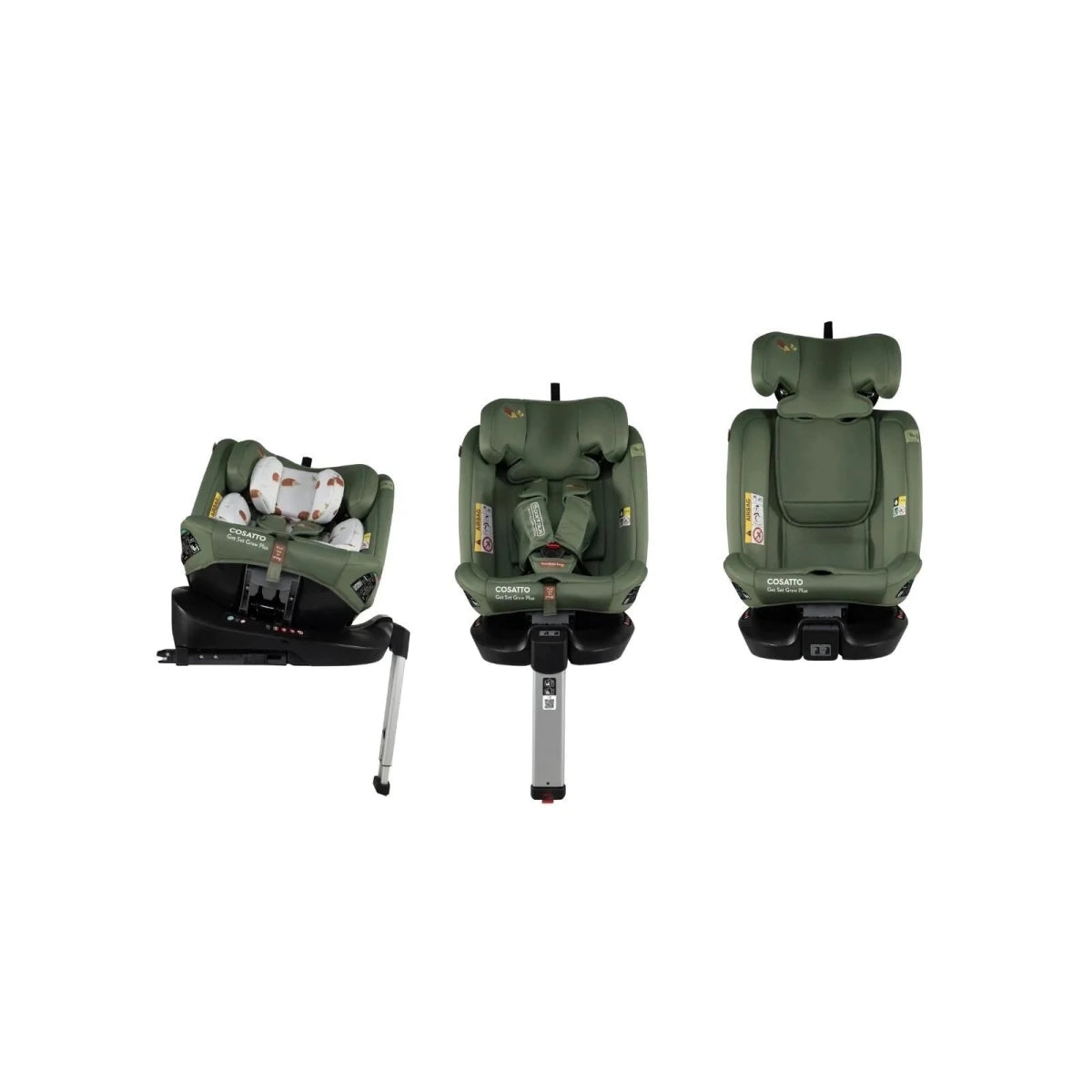 Cosatto Get Set Grow Plus i - Size Group 0+/1/2/3 360 Car Seat - Hoglet Hoglet - ebebek