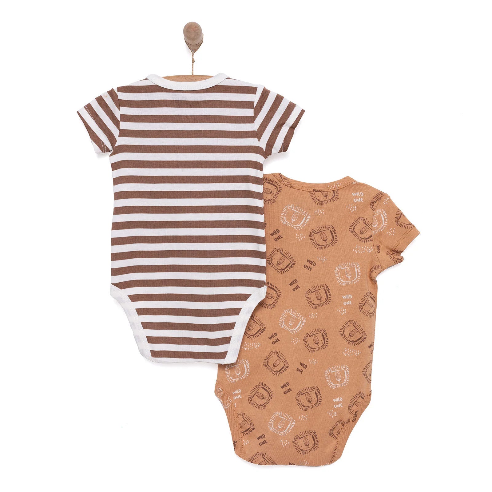 HelloBaby Baby Boy Short Sleeve Body 2 Pcs - Green - ebebek - Black Friday