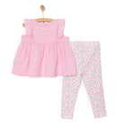HelloBaby Baby Girl Tight & T-shirt - Mauve - ebebek - Black Friday