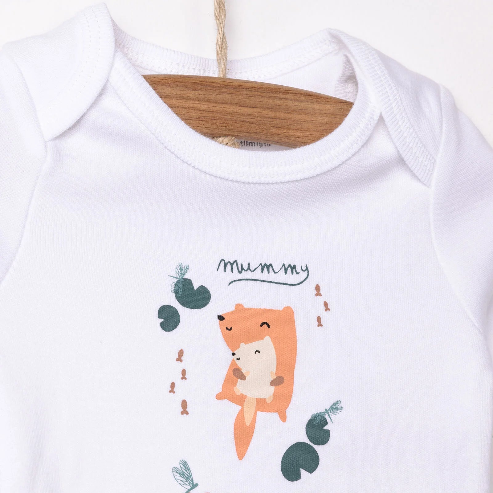 HelloBaby Girl Body - Footed Bottom - Ecru - ebebek - Black Friday