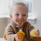 BIBS Boheme Soothers 0 - 6 months Pack of 2 - Woodchuck & Blush - ebebek - Black Friday