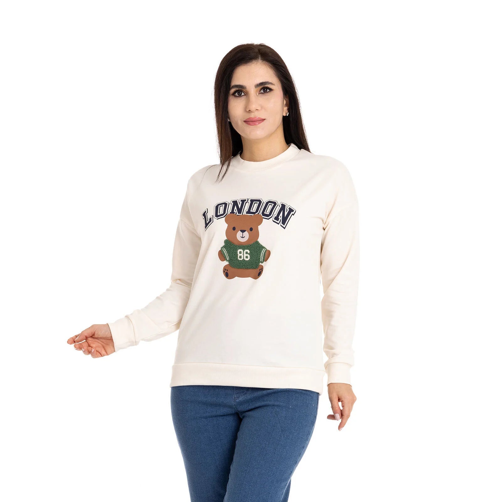 baby mom Mini Me Mom Maternity Sweatshirt - Ecru - ebebek - Black Friday