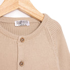 HelloBaby Newborn Girl Knit Jumpsuit - Ecru - ebebek - Black Friday