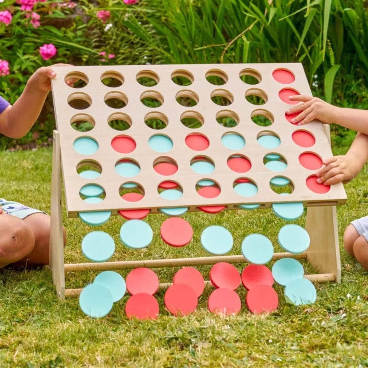 TP Giant Wooden 4 - in - 1 Row Game - ebebek