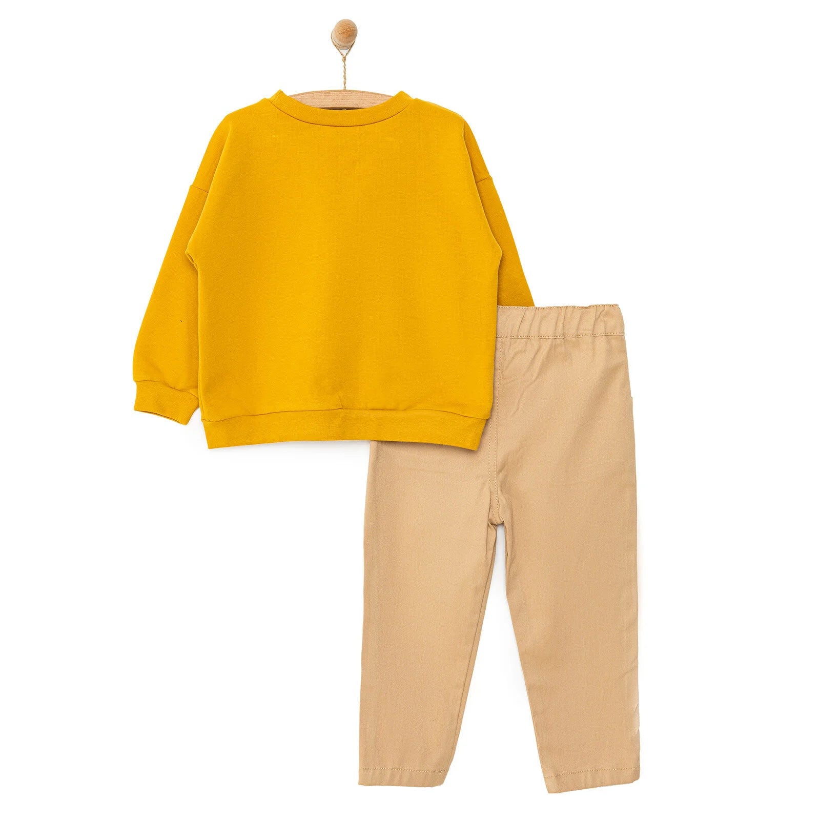 HelloBaby Baby Boy Sweatshirt - Mustard - ebebek - Black Friday