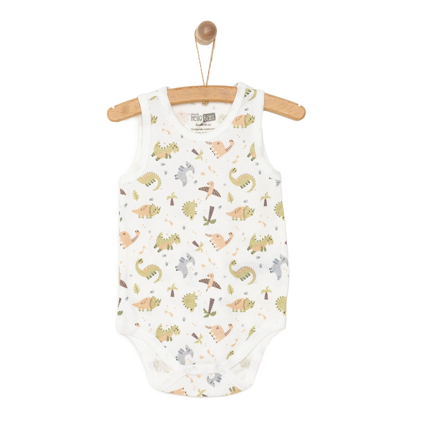 HelloBaby Boy Athlete Bodysuit - Ecru - ebebek - Black Friday