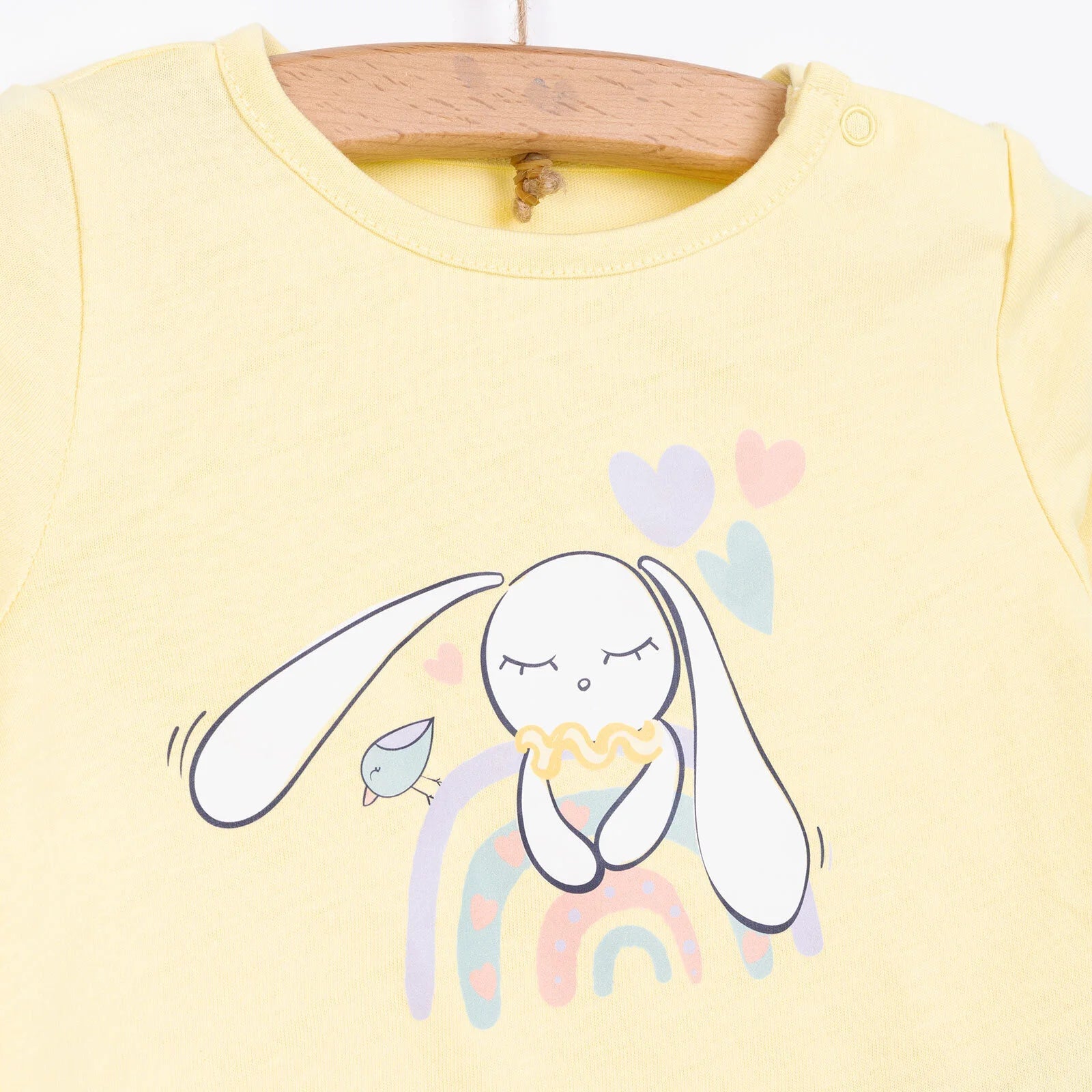 HelloBaby Girl Long Sleeve Pyjamas Set - Yellow - ebebek - Black Friday