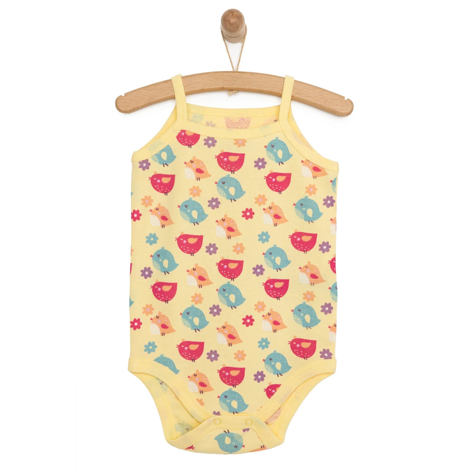 HelloBaby Rope Strap Bodysuit - Light Yellow - ebebek - Black Friday