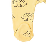 HelloBaby Boys Footed Sleepsuit Dinosaur Print Zip Fastening Crew Neck Full Length Long Sleeve - Orange Orange - ebebek