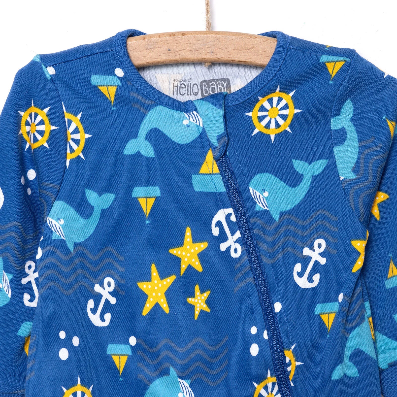 HelloBaby Boy Jumpsuit - Navy Blue - ebebek - Black Friday