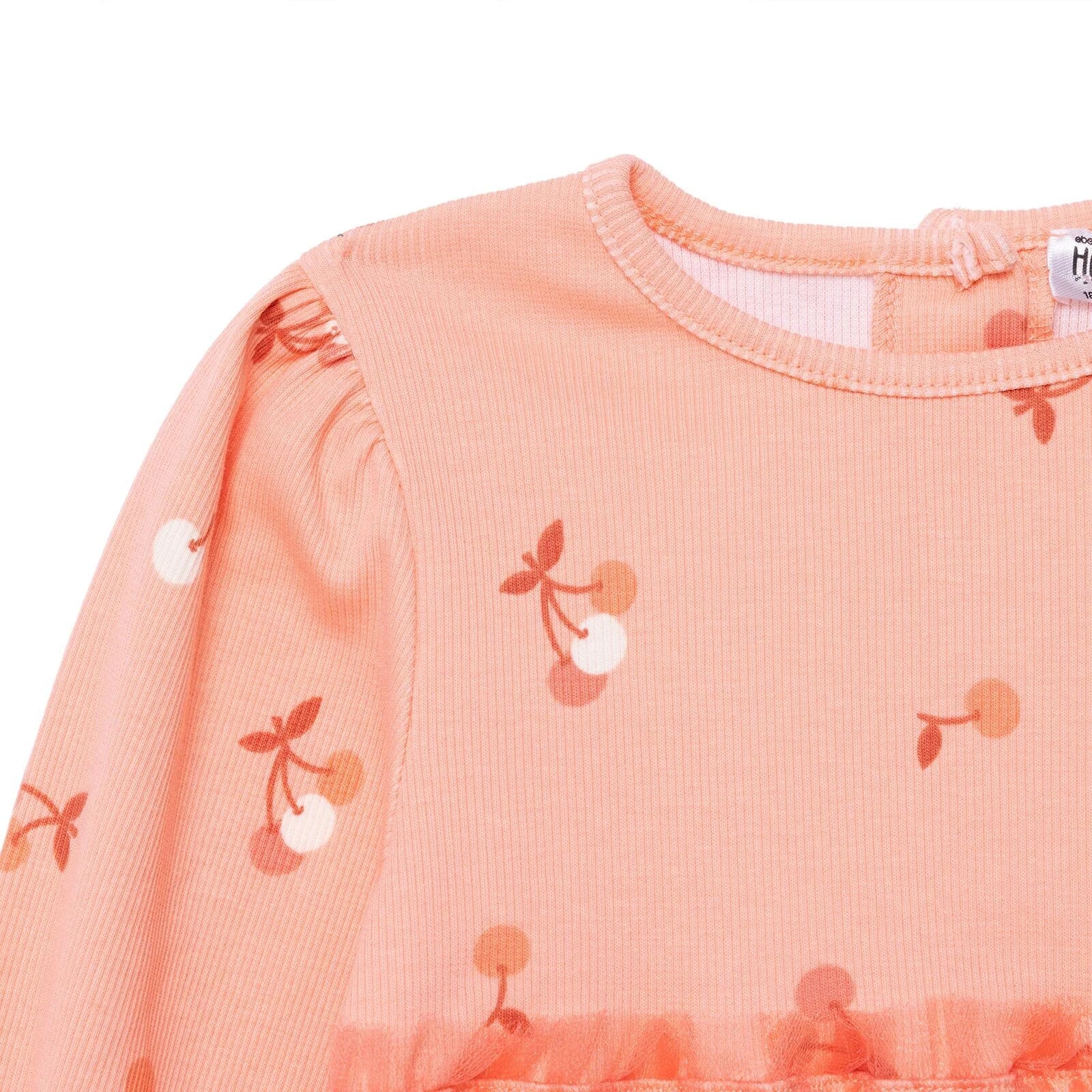 HelloBaby Winter Cherry Dress - Salmon - ebebek - Black Friday