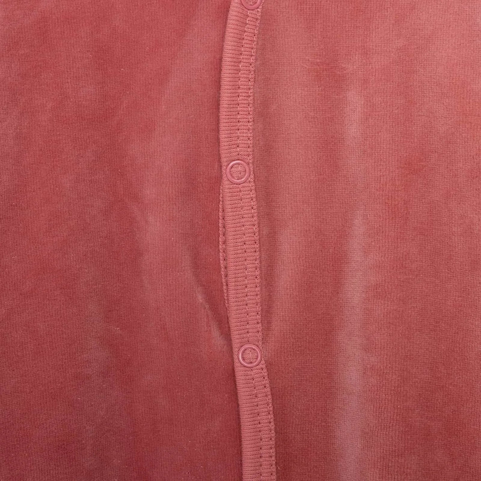 HelloBaby Girl Velvet Footed Jumpsuit - Light Rose - ebebek - Black Friday