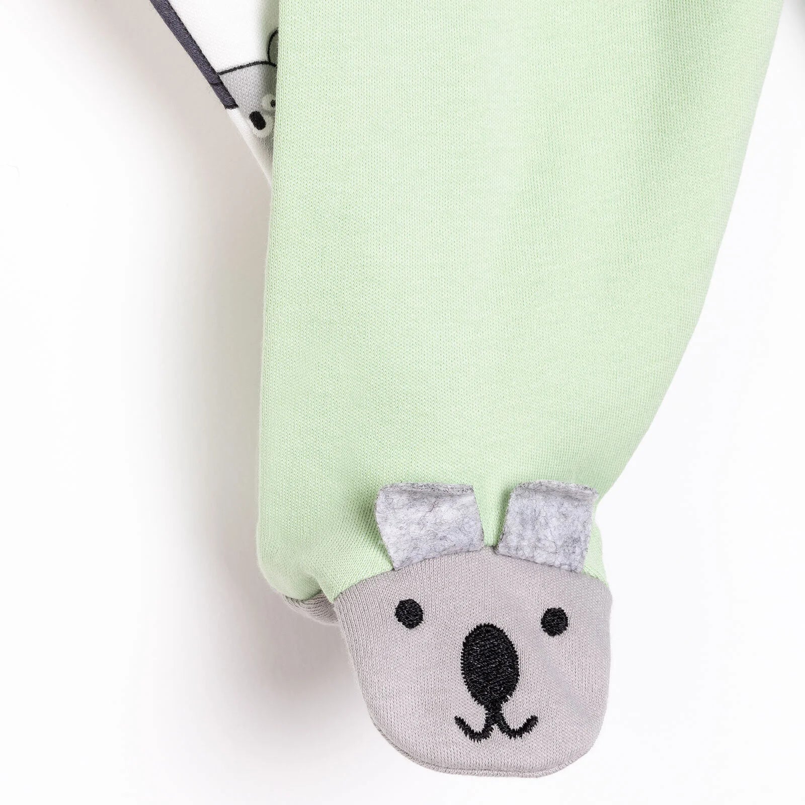 HelloBaby Newborn Footed Bottom - Pistachio Green - ebebek - Black Friday