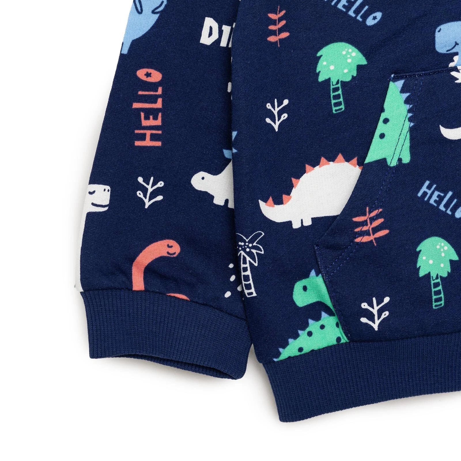 HelloBaby Basic Boy Dinosaur Patterned Jumpsuit - Printed - ebebek - Black Friday