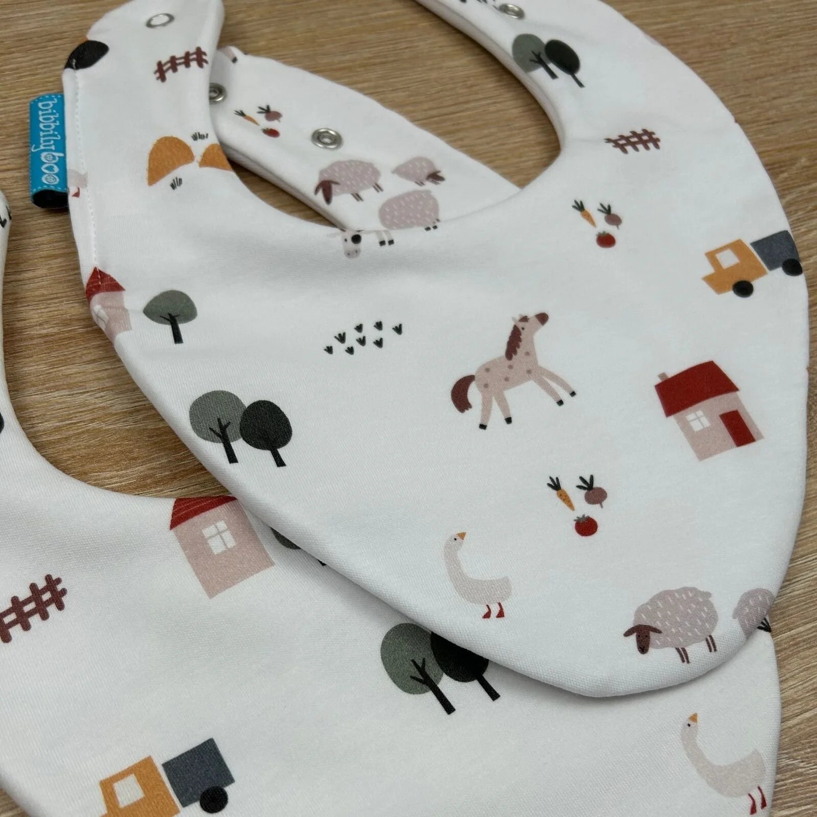 Bibbilyboo Waterproof Dribble Bib - Farm - ebebek - Black Friday