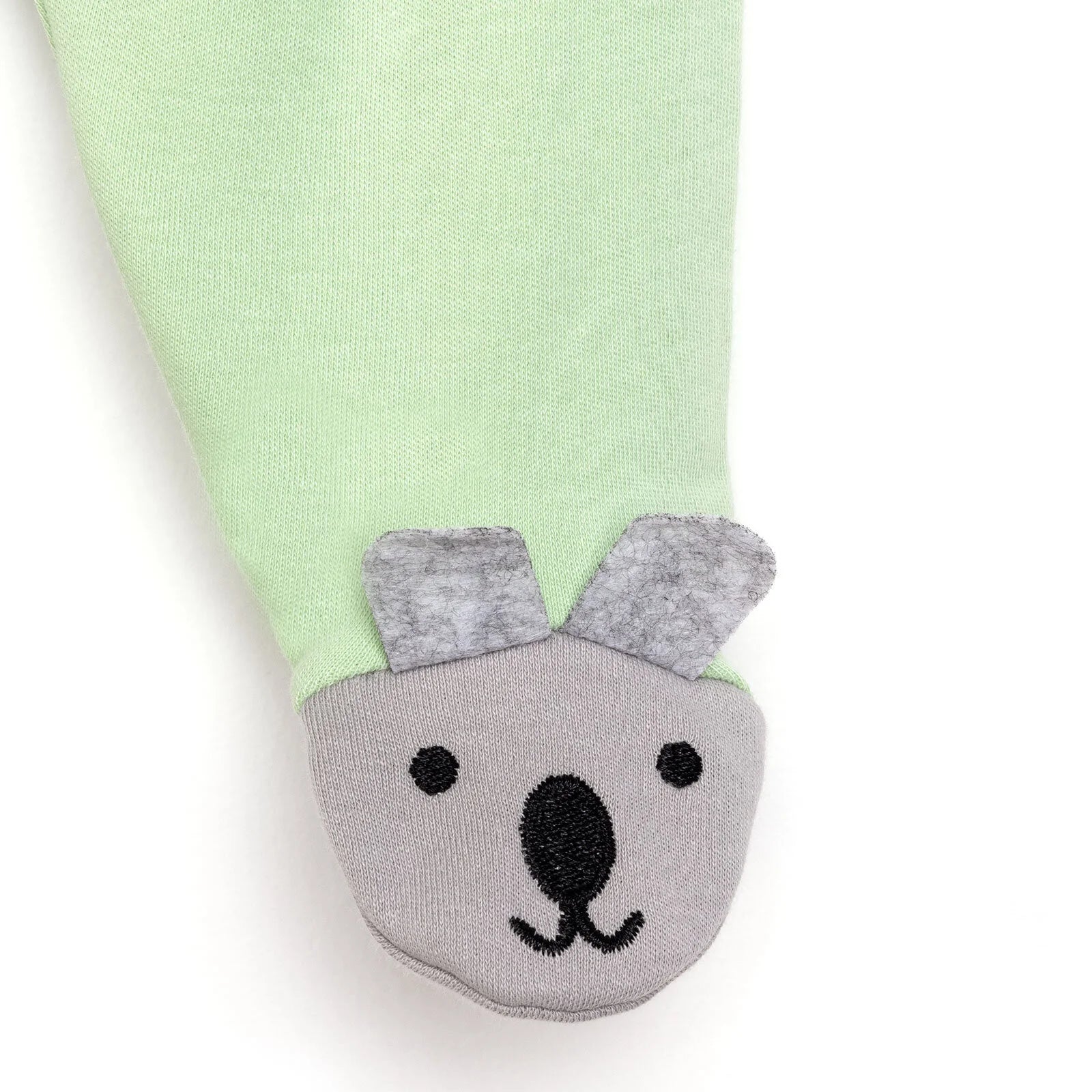 HelloBaby Newborn Footed Bottom - Pistachio Green - ebebek - Black Friday