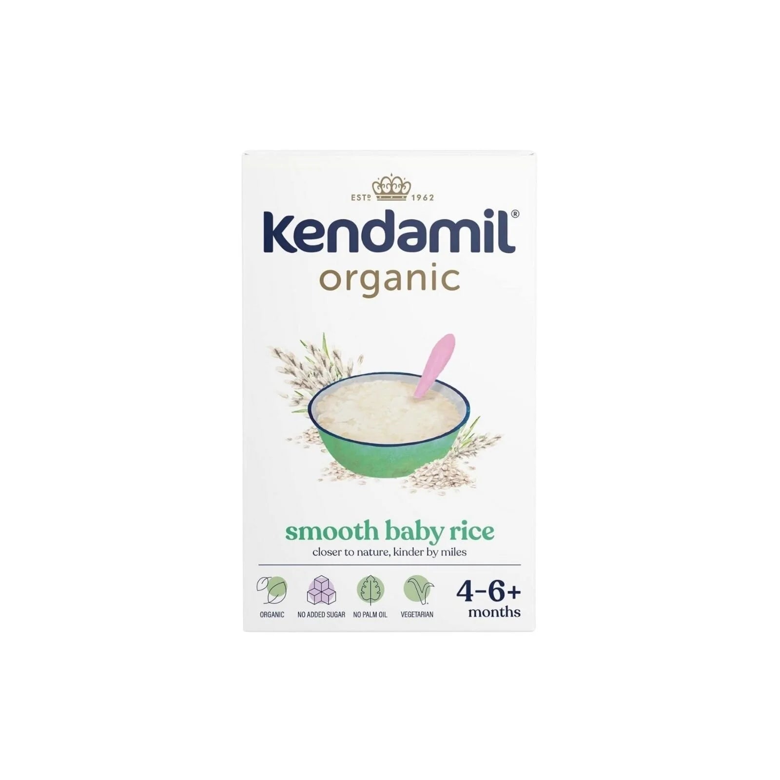 Kendamil Organic Smooth Baby Rice 4+ months 120g - ebebek - Black Friday