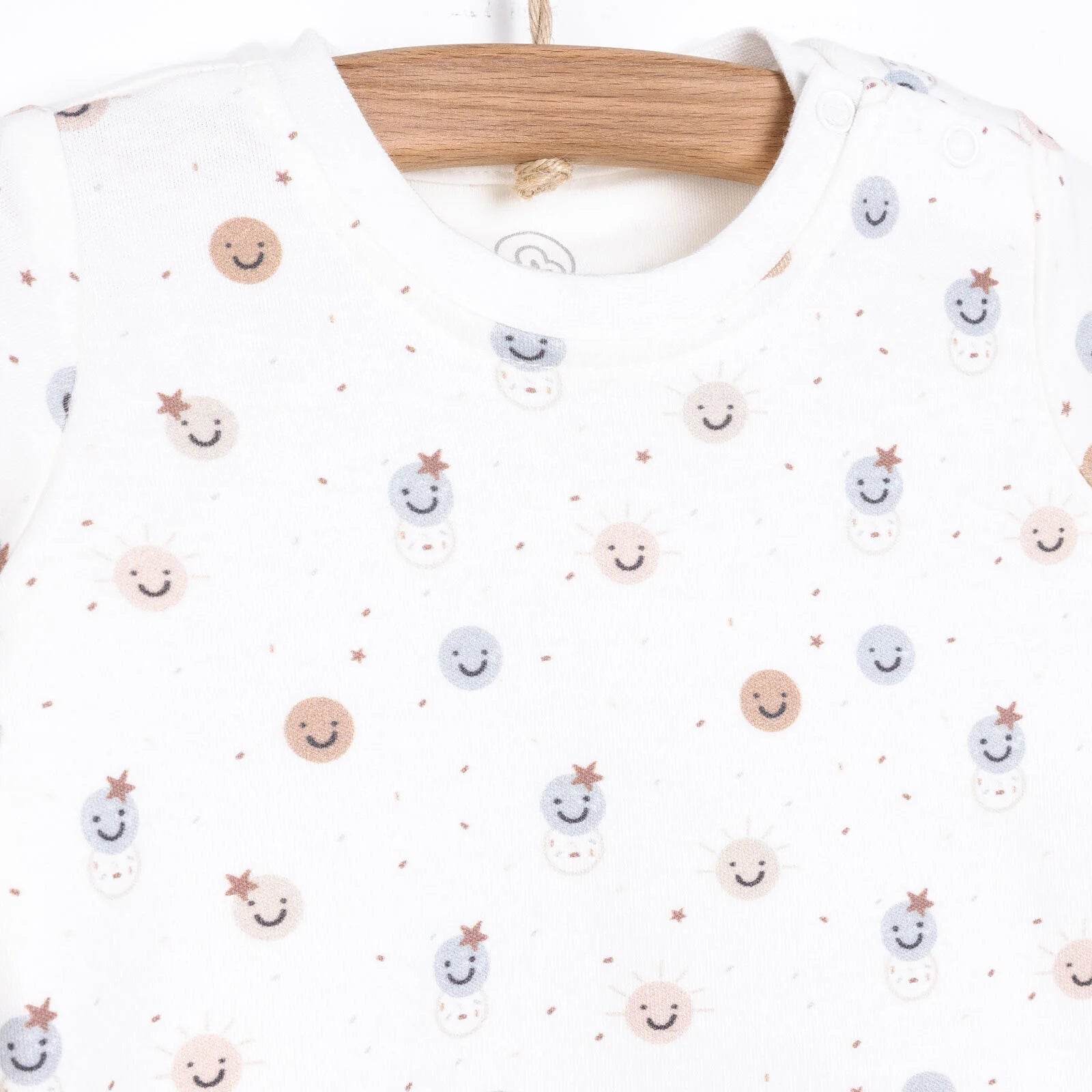 Pambuliq Baby Girl Long Sleeve Pyjamas Set - Beige - ebebek - Black Friday