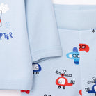 HelloBaby Wrapover Top - Hat - Footed Bottom - Light Blue - ebebek - Black Friday