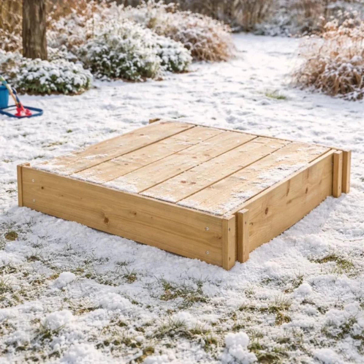 TP Wooden Lidded Sandpit - ebebek