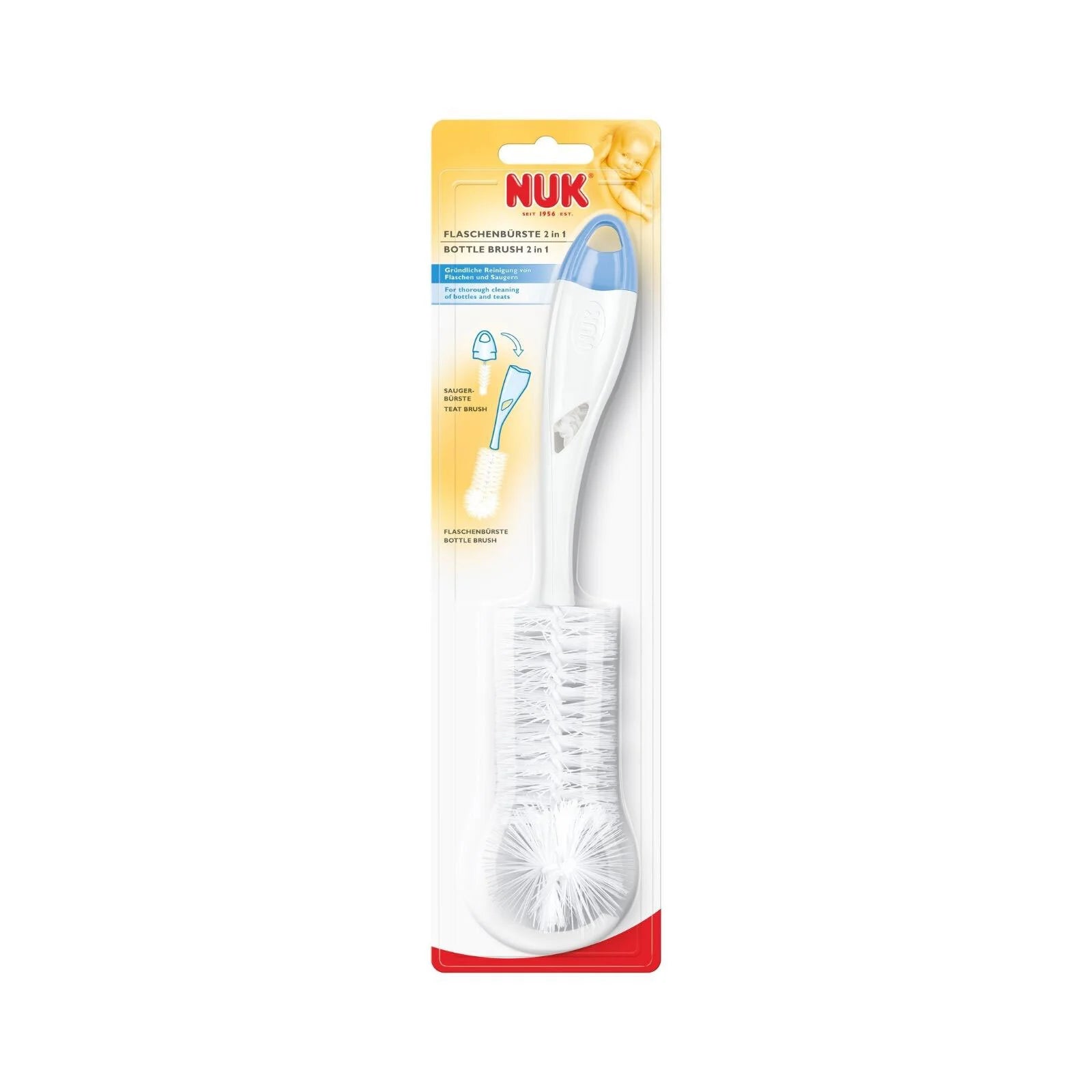 NUK Bottle & Teat Brush Assorted - ebebek - Black Friday