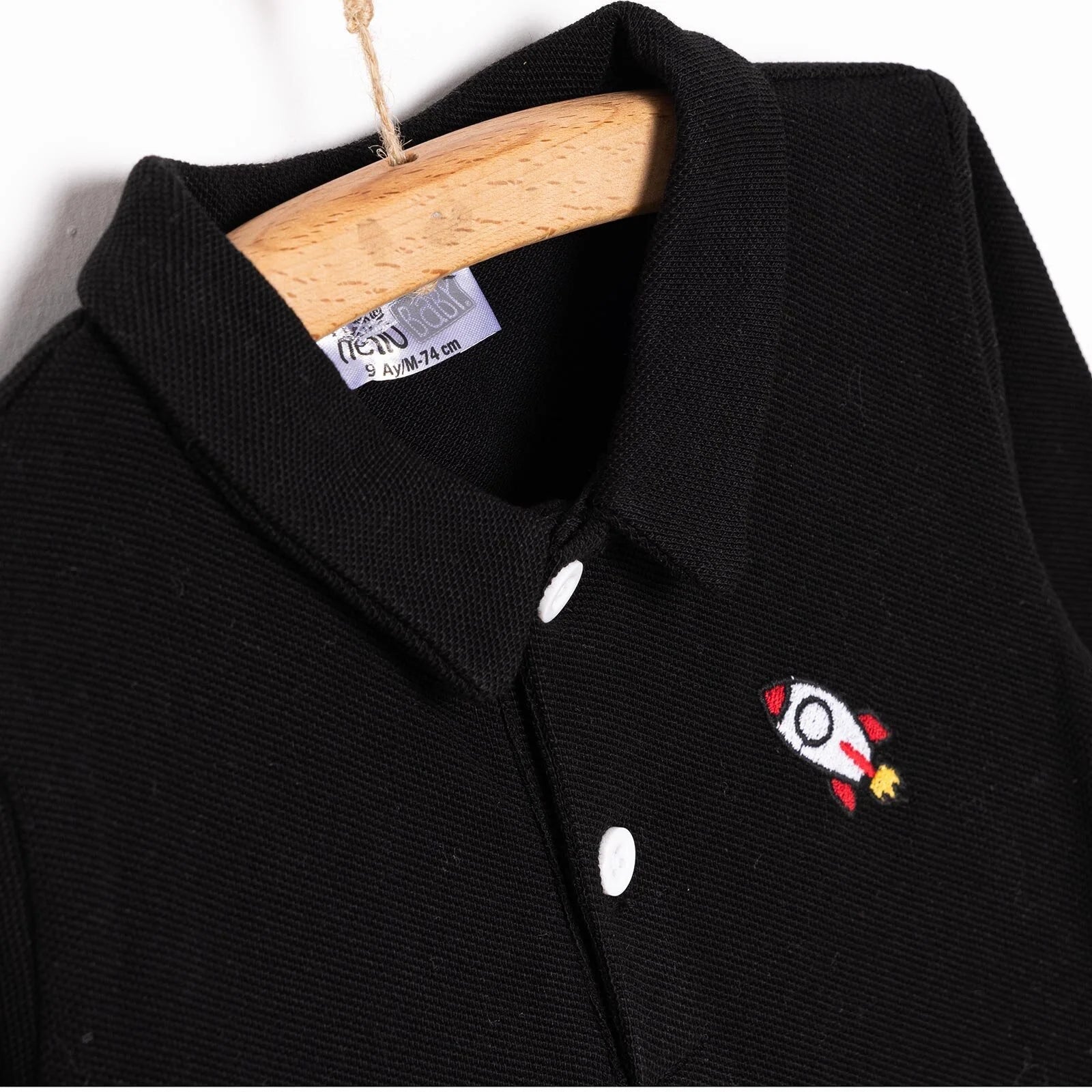 HelloBaby Basic Boy Camisole Long Sleeve T-shirt - Black - ebebek - Black Friday