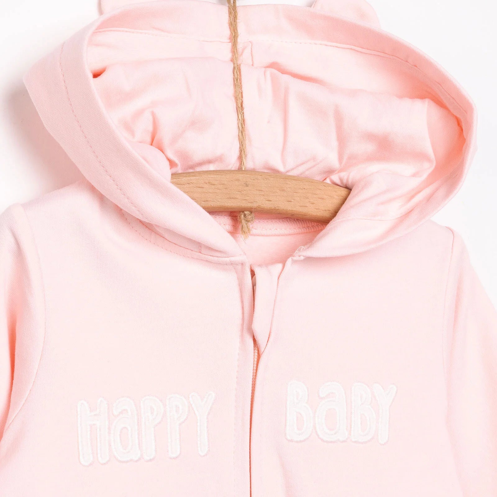 HelloBaby Newborn Hooded Jumpsuit - Pink - ebebek - Black Friday