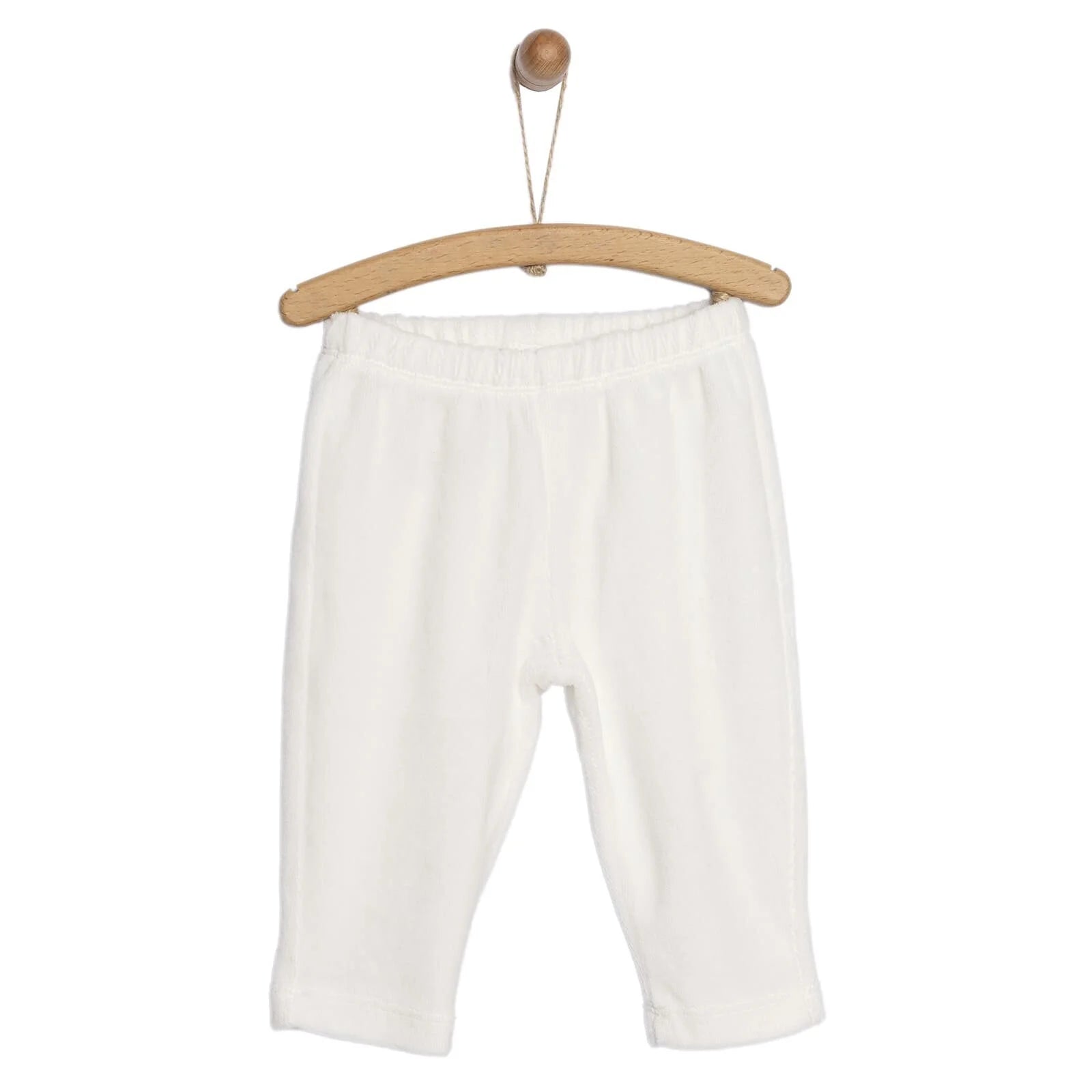 HelloBaby Basic Velvet Joggers - Ecru - ebebek - Black Friday