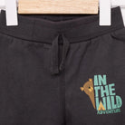 HelloBaby Basic Bear Printed Low Raised Joggers - Anthracite - ebebek - Black Friday