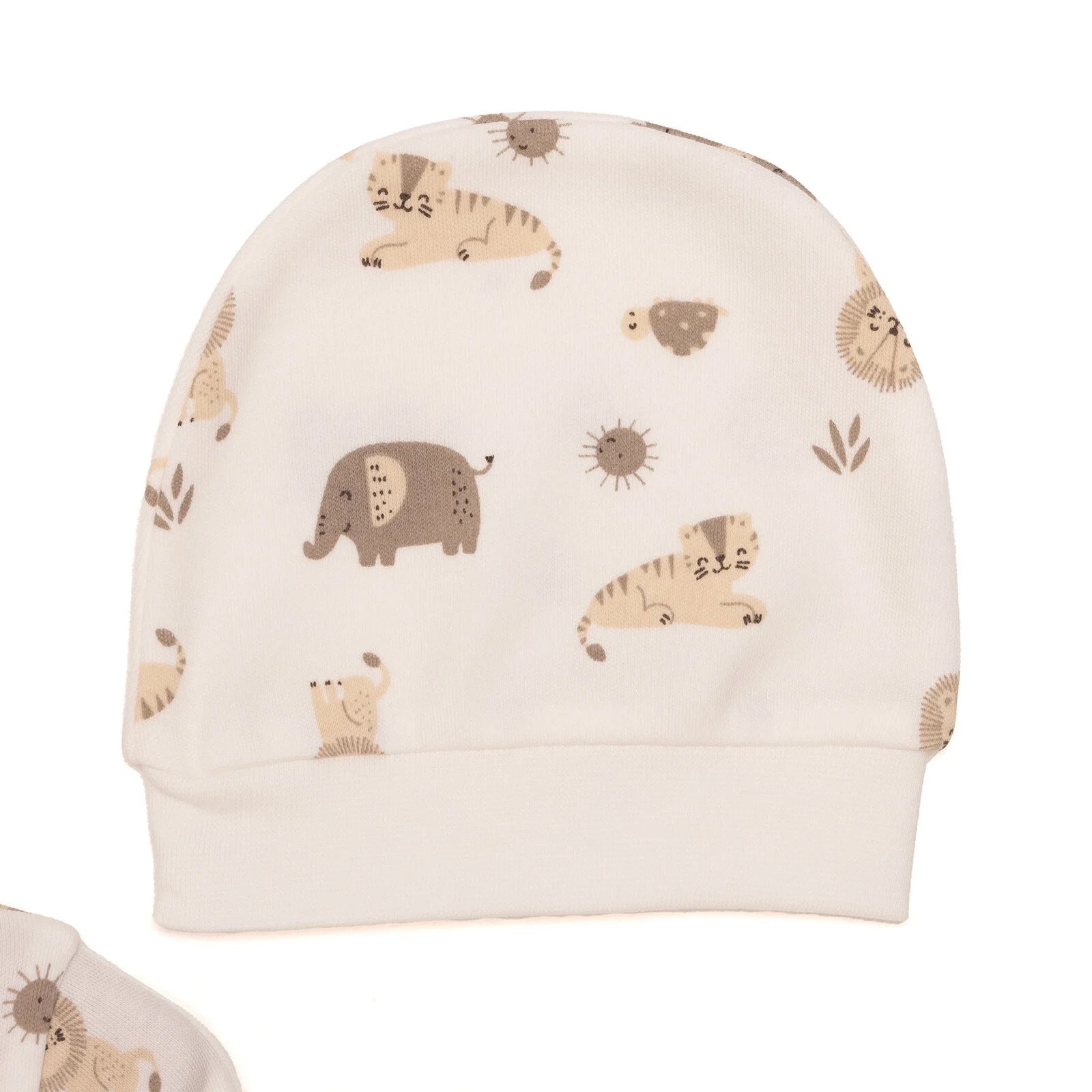 HelloBaby Newborn Boy Jumpsuit - Hat - Ecru - ebebek - Black Friday