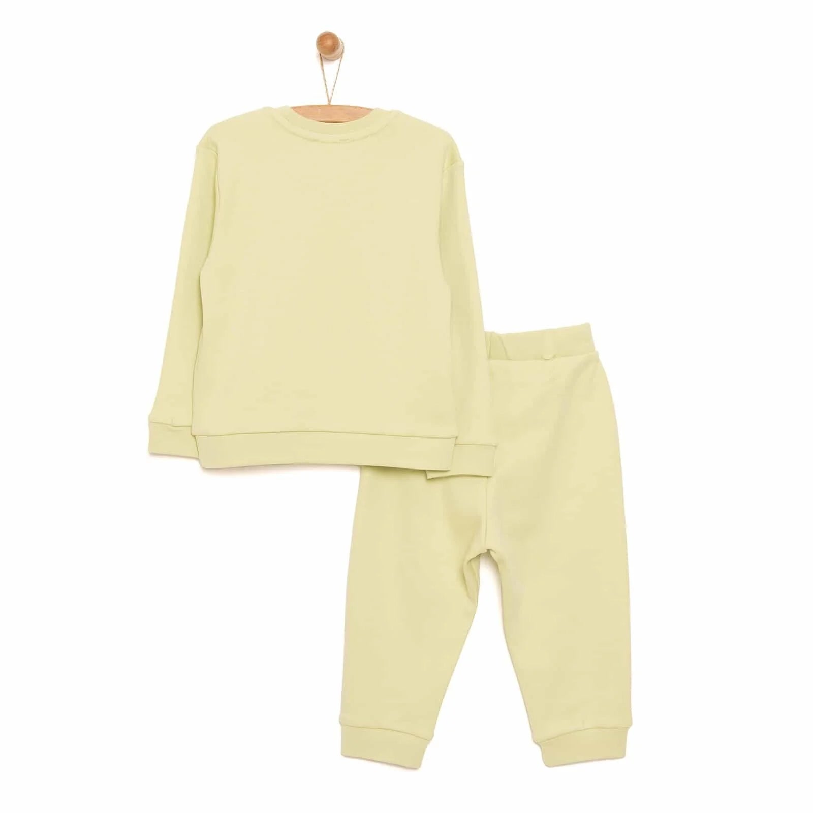 HelloBaby Basic Girl Bird Printed Jogging Set - Pistachio Green - ebebek - Black Friday