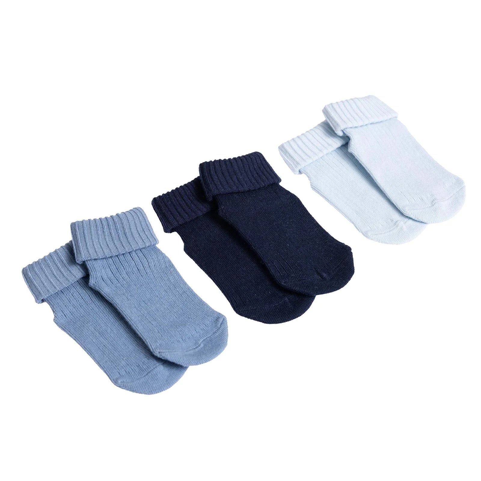 HelloBaby Boy Baby Socks 3 Pack - Blue - ebebek - Black Friday