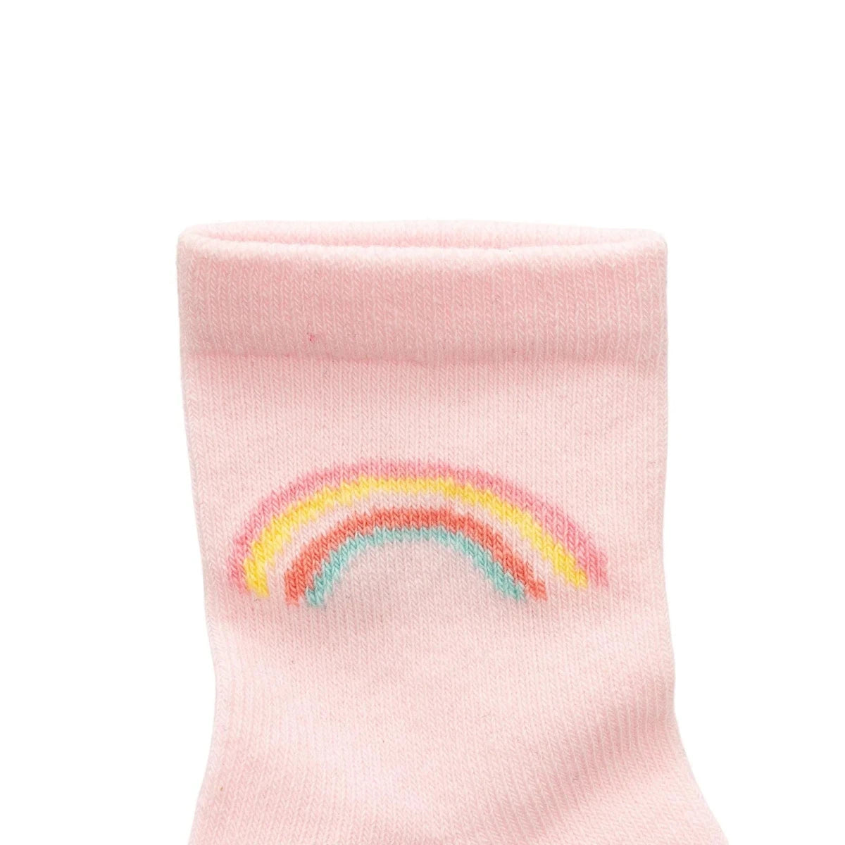 Baby Girl 5 - Pack Ankle Socks Polka Dot Print - Pink Pink - ebebek
