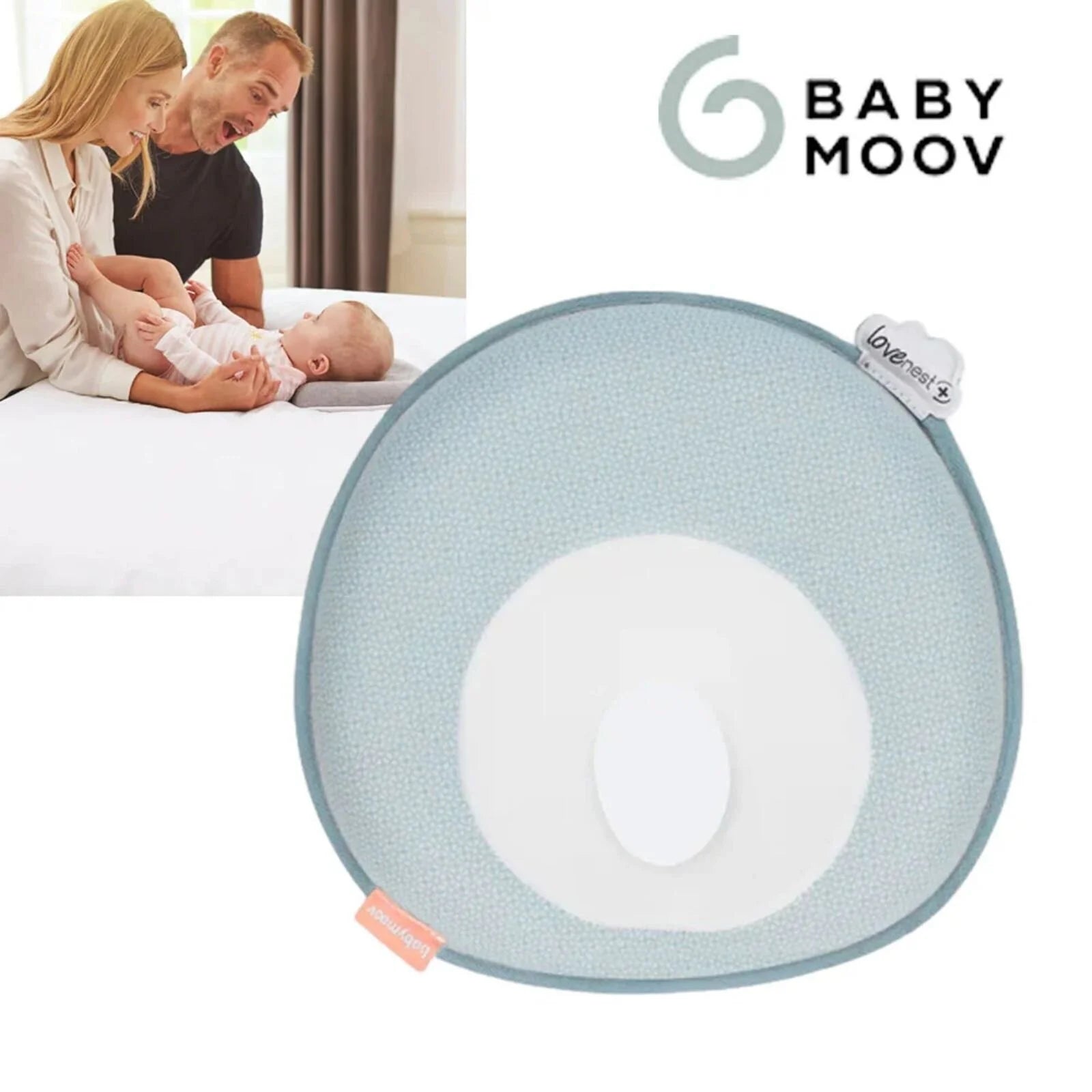 Babymoov Lovenest+ Fresh Mosaic Baby Pillow - ebebek - Black Friday