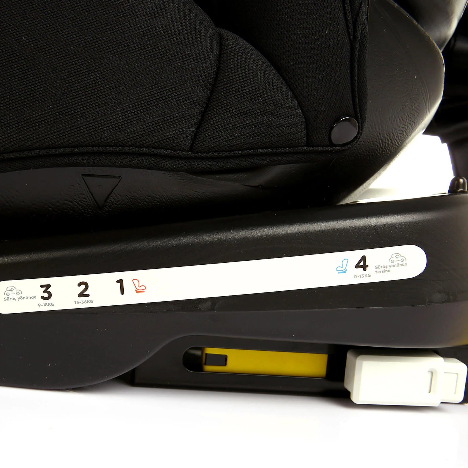 baby plus Orbitfix Group 0/1 Baby Car Seat - Black Red - baby plus - ebebek