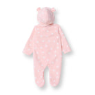 HelloBaby Newborn Polar Footed Jumpsuit - Pink Printed - ebebek - Black Friday