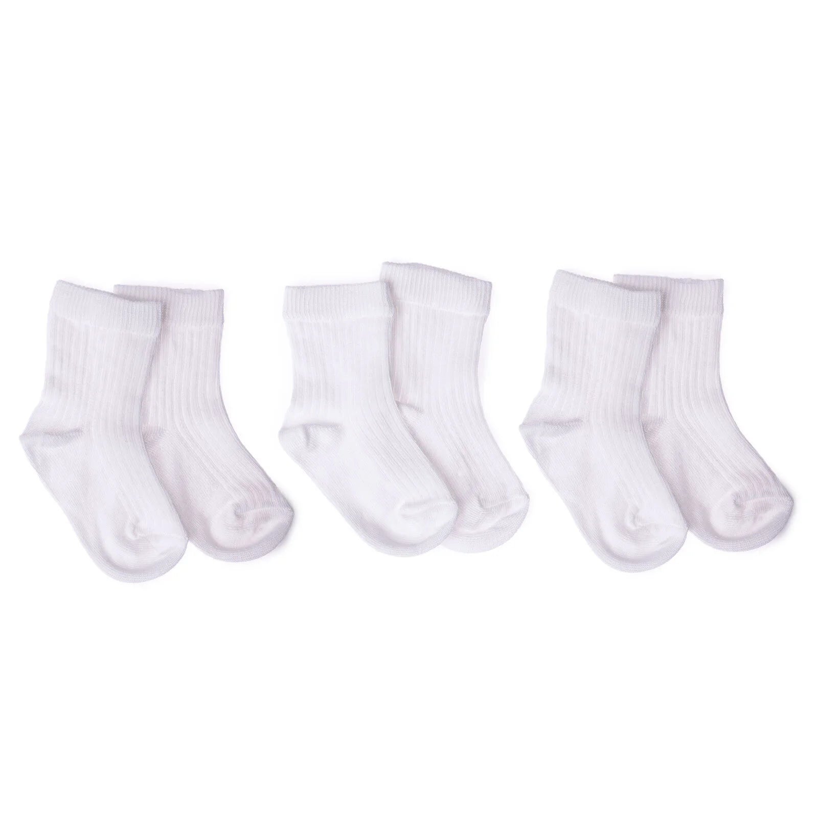 HelloBaby Unisex Baby Socks 3 Pack - White - ebebek - Black Friday
