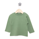 HelloBaby Basic Interlock Long Sleeve T-shirt - Green - ebebek - Black Friday