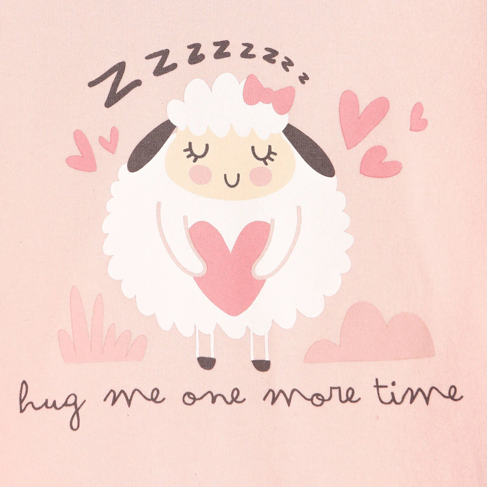 HelloBaby Basic Collared Neck Pyjamas Set - Coral - ebebek - Black Friday