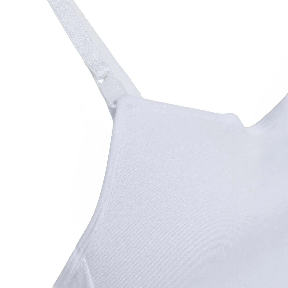 Baby Mom Mother Nursing Vest Decorative Collar Sleeveless - White White - ebebek