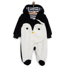 Midimod Newborn Welsoft Footed Jumpsuit - Black - ebebek - Black Friday