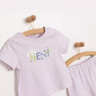 HelloBaby Baby Girl Short Sleeve Pyjamas Set - Purple - ebebek - Black Friday