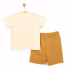 HelloBaby Basic Boy Tshirt Short - Light Brown - ebebek - Black Friday