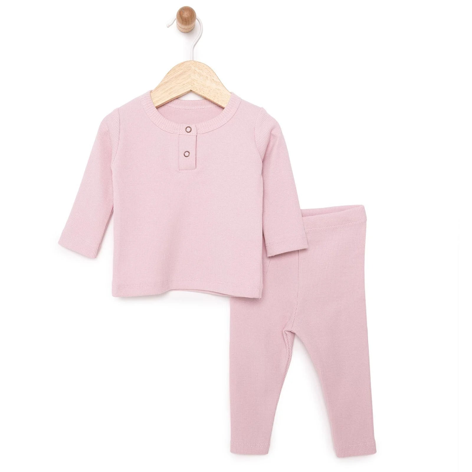 Newborn Fashion Club Unisex Sweatshirt - Footless Bottom - Pink - ebebek - Black Friday