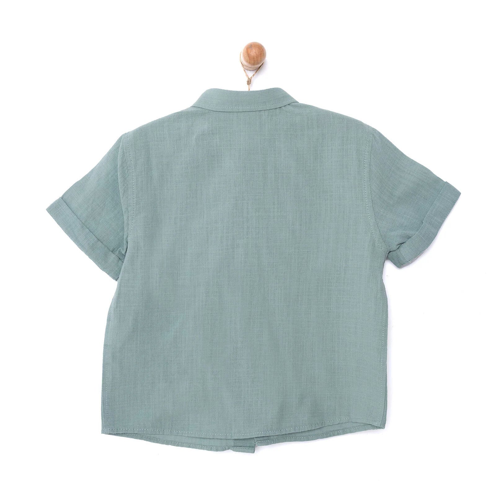 HelloBaby Boy Shirt - Dark Green - ebebek - Black Friday