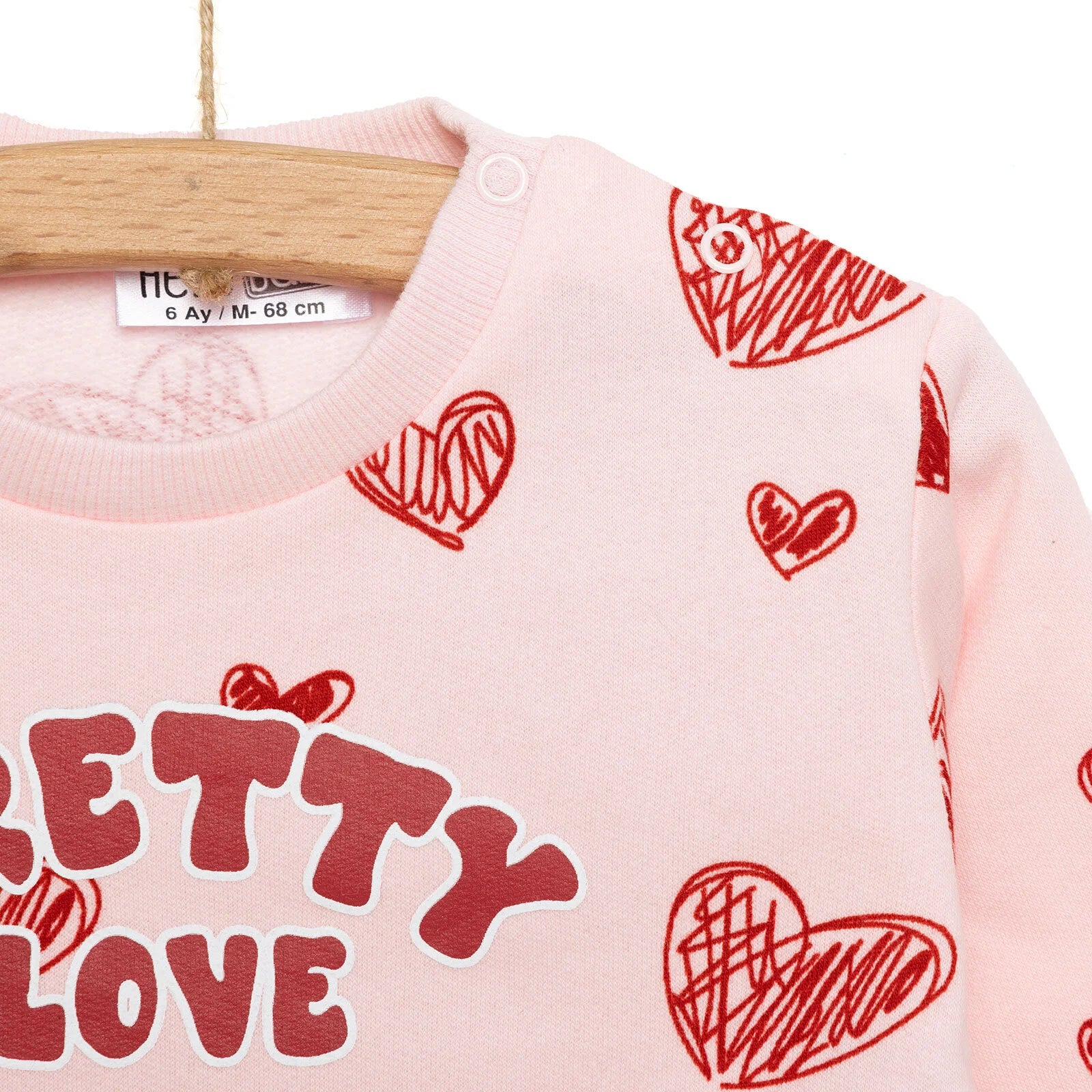 HelloBaby Basic Low Raised Sweatshirt - Printed - ebebek - Black Friday